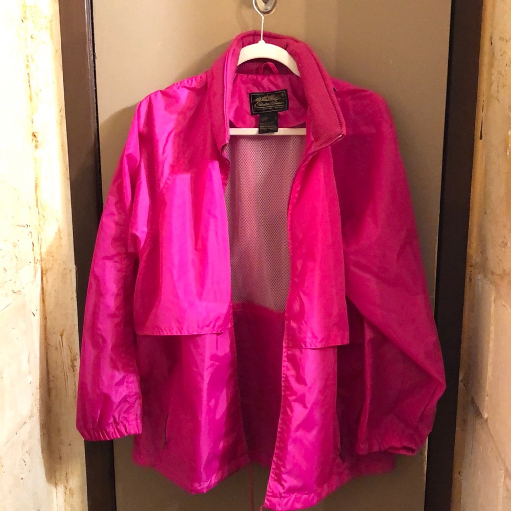 Vintage windbreaker pink Eddie Bauer